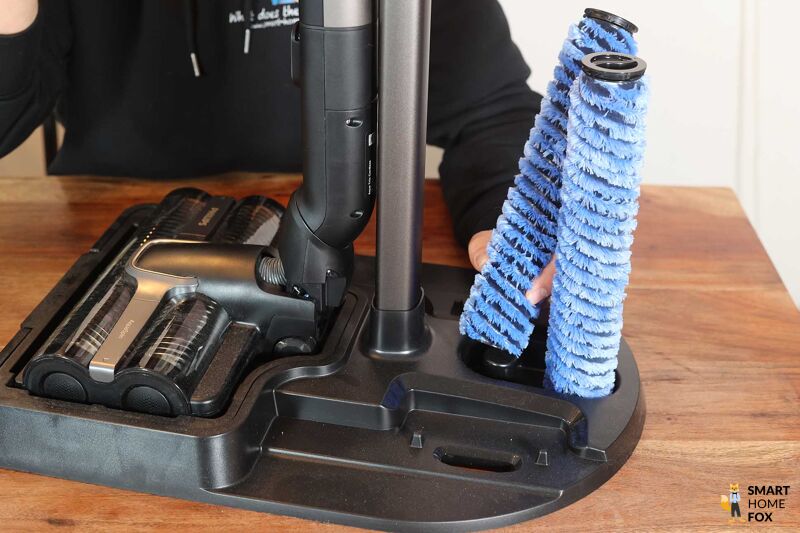 Trocknung der Moppwalze Philips Aquatrio 9000 Cordless